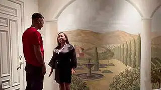 Beautiful Asian Milf Hotwife with Big Natural Boobs Gets Surprised with Bareback BWC During Tantric Massage