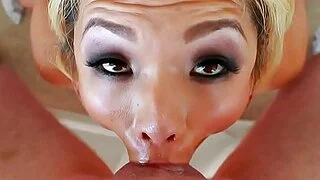 Asian whore pov gagging