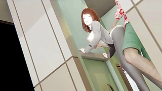 My Hero Academia Hentai – Uraraka hat Sex auf einer öffentlichen Toilette – Japanisches asiatisches Manga-Anime-Cartoon-Spiel-Pornovideo-Animation