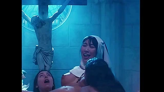 亚洲尼姑征服 - Kyoko＆amp;谢琳娜三人性爱